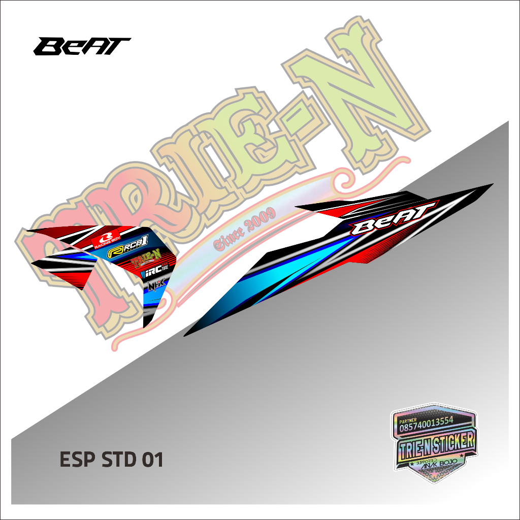 STRIPING VARIASI BEAT ESP 2021 KODE STD01