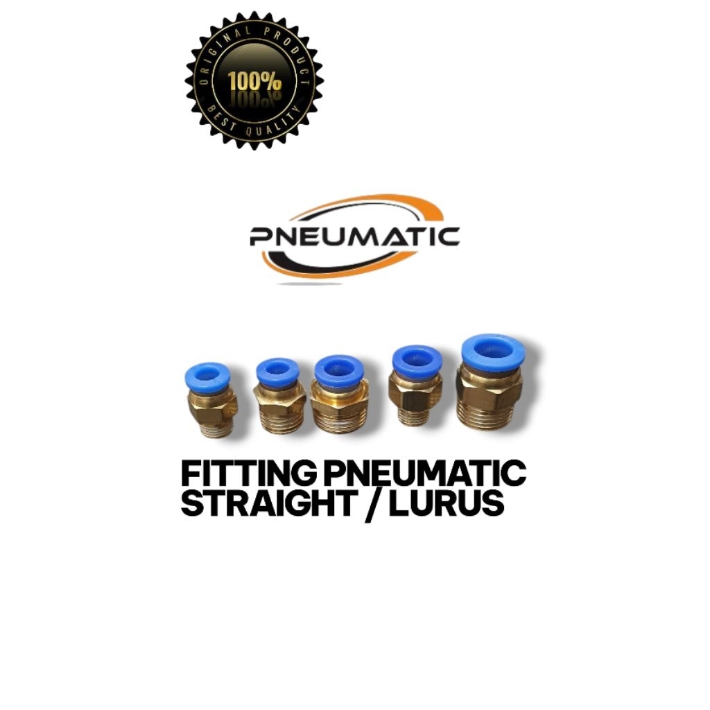 Fitting Pneumatic Straight Type EPC 06-03 Fitting Pneumatic Straight
