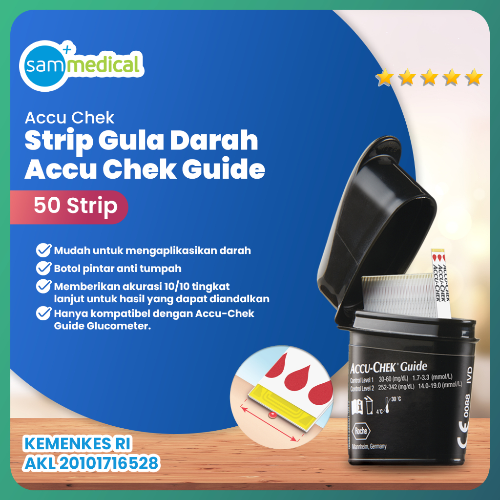 Accu Chek Guide Test Strip - 50 strip