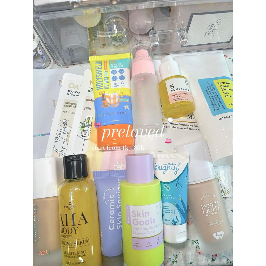 Preloved skincare