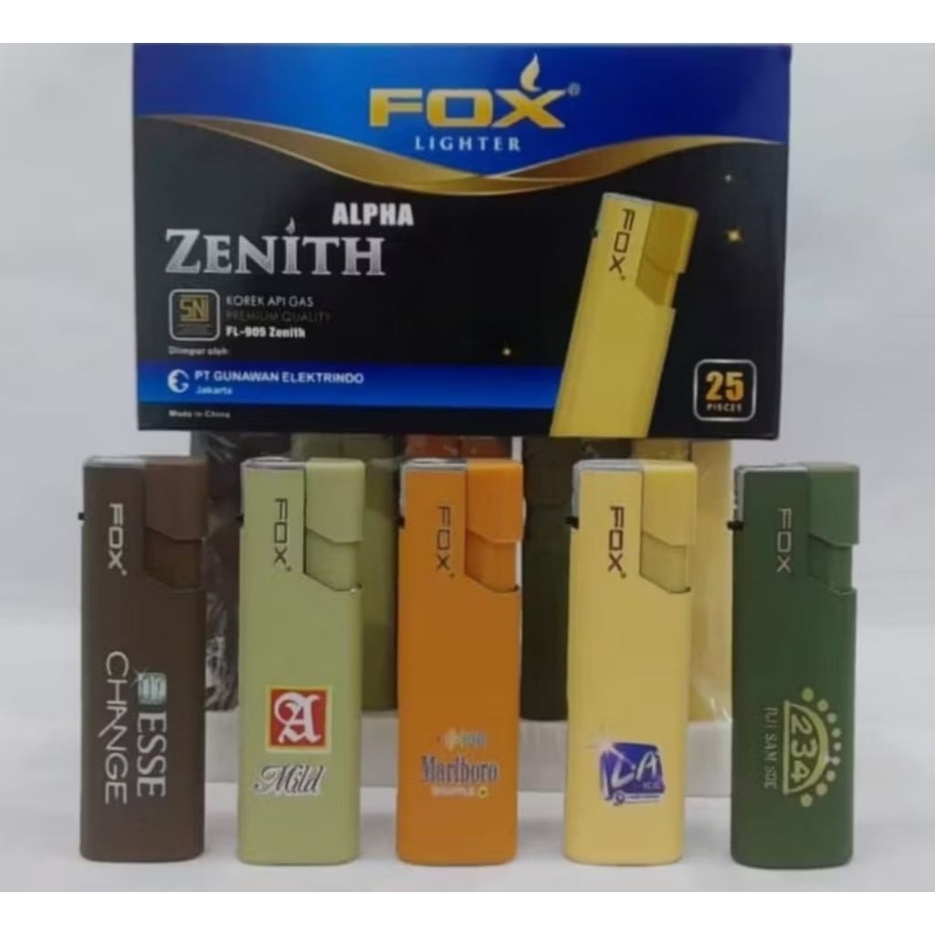 Korek api bara Alfa Zenith isi 25 pcs