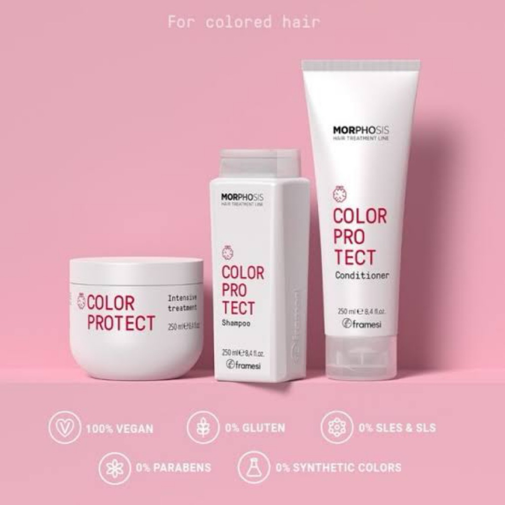 FRAMESI MORPHOSIS COLOR PROTECT SHAMPOO/CONDITIONER/TREATMENT 250ML