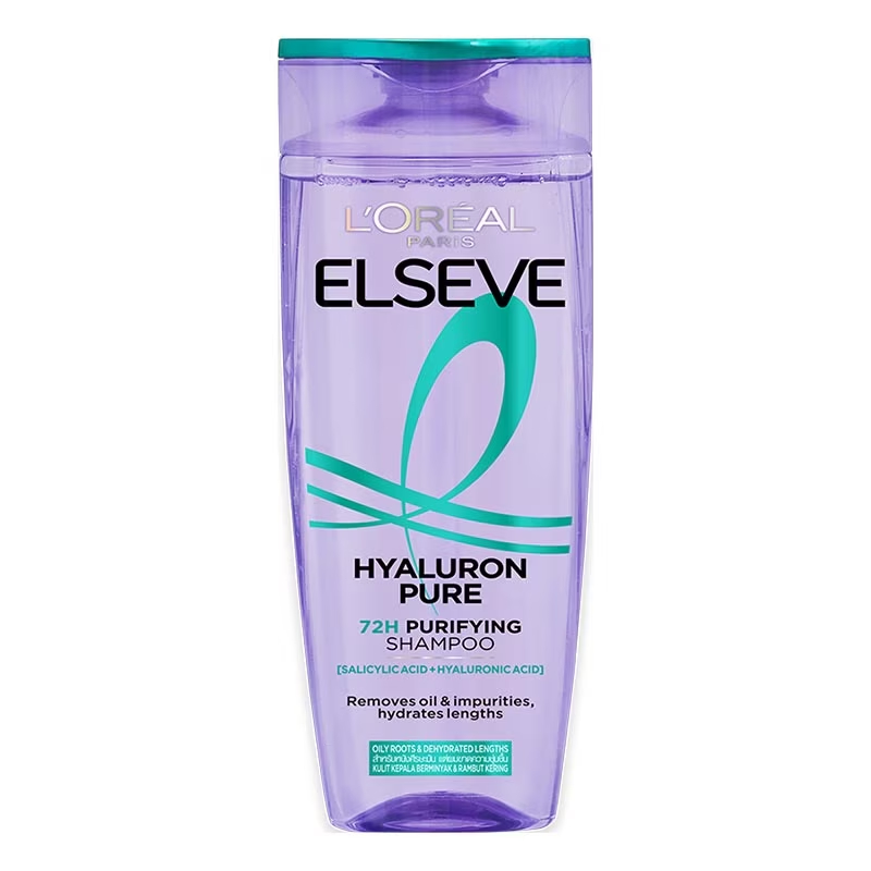 L'Oreal Elseve Hyaluron Pure 72H Purifying Shampoo 280ml