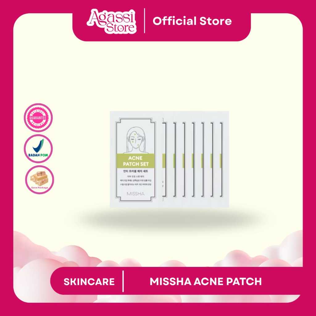 ❤️Agassi❤️ Missha Acne Patch Isi 12 Patch | Stiker Jerawat