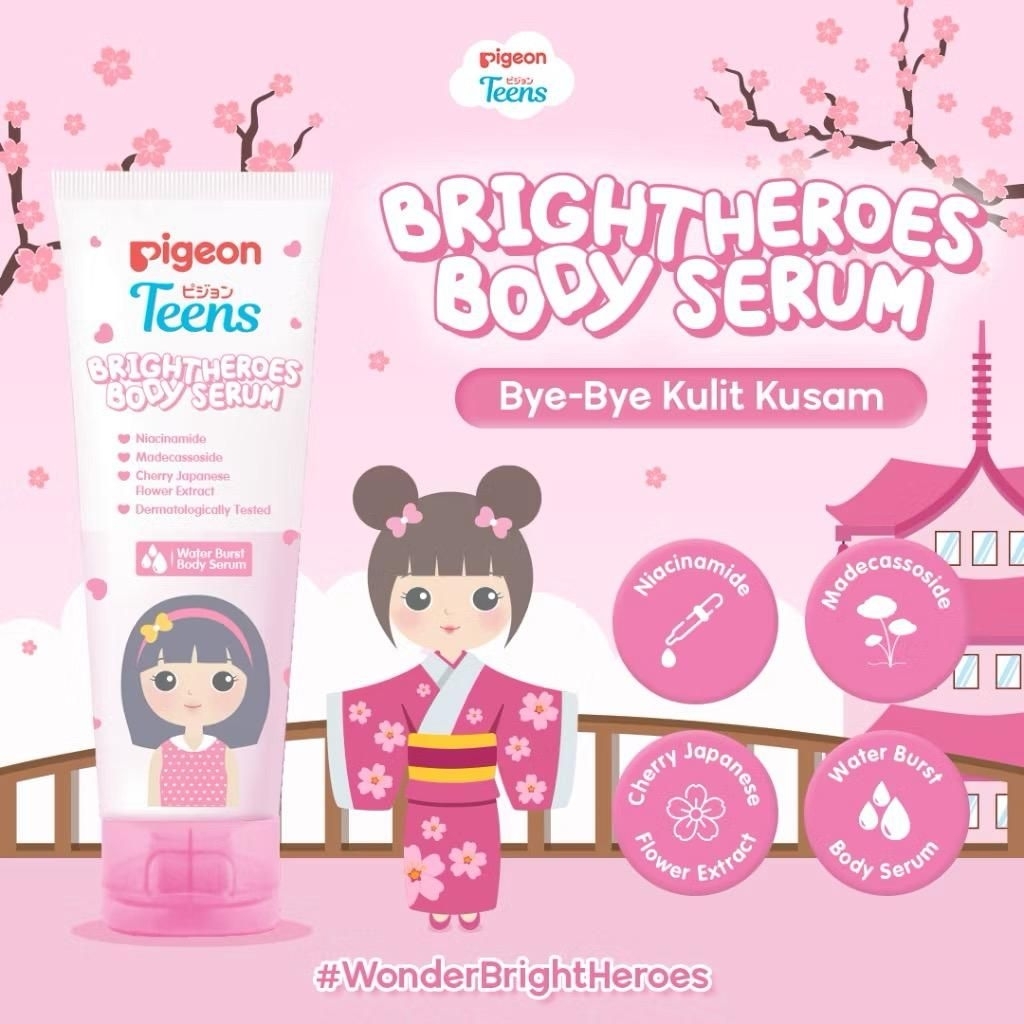 Pigeon Teens Bright Heroes Body Serum 100ml