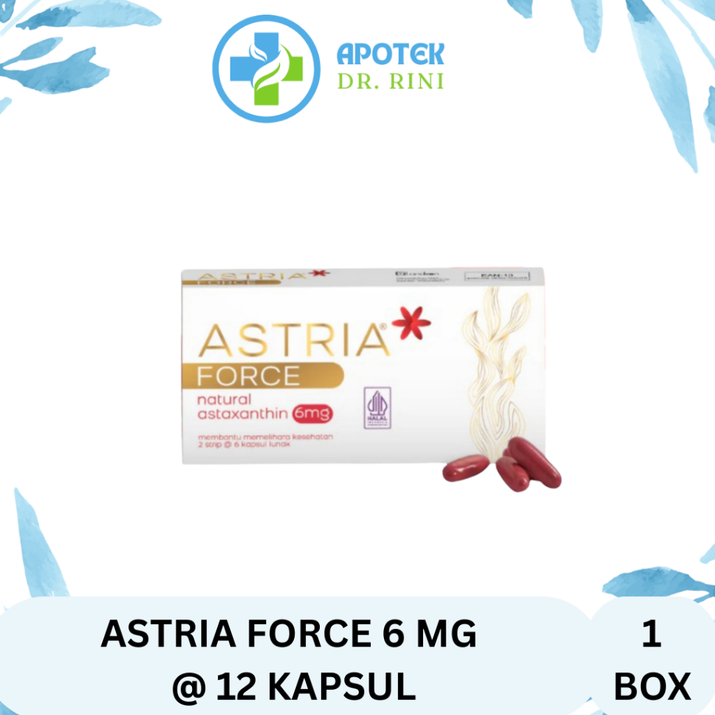 ASTRIA FORCE 6 MG  @ 12 KAPSUL // BOX