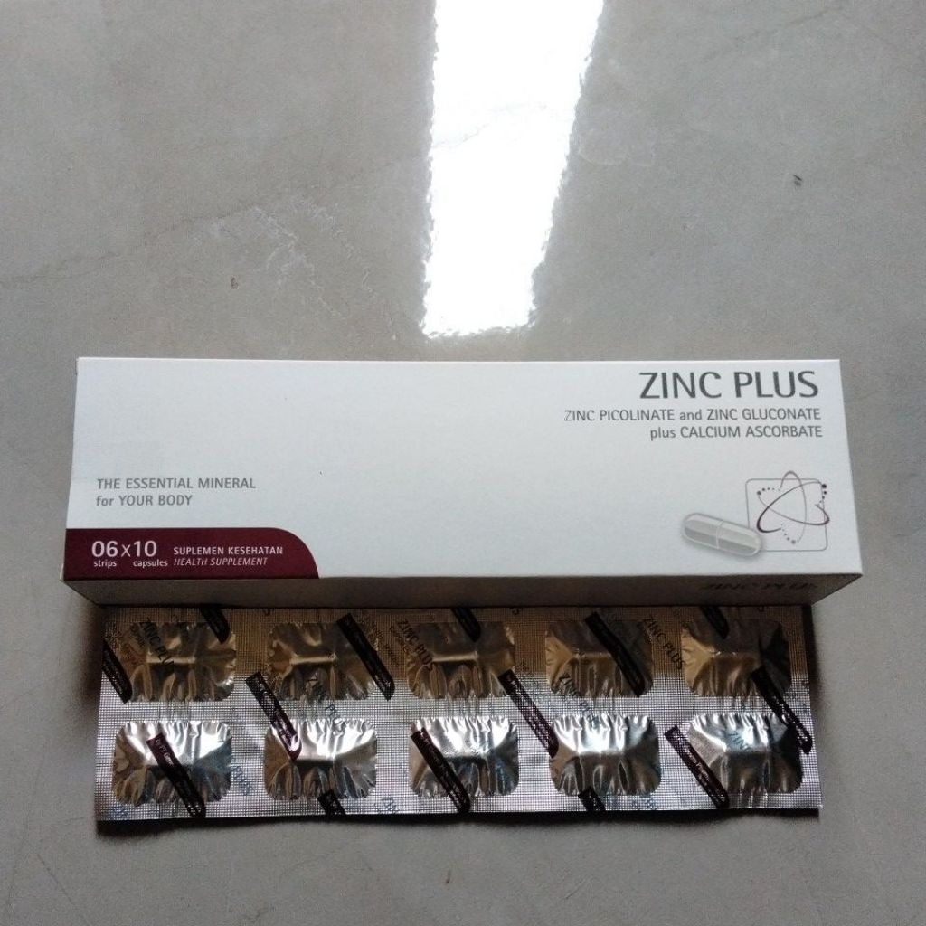 Zinc Plus Strip 10 Kapsul || Derma XP