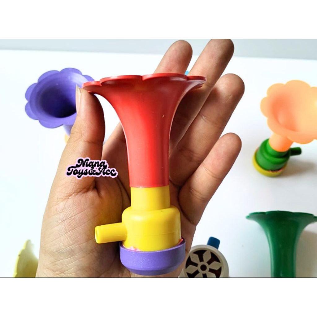 12 pcs Mainan TEROMPET BUNGA mainan anak