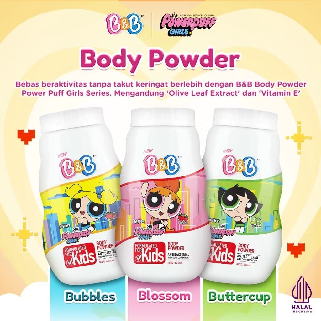 B&B Powder Powerpuff Girls 150gr