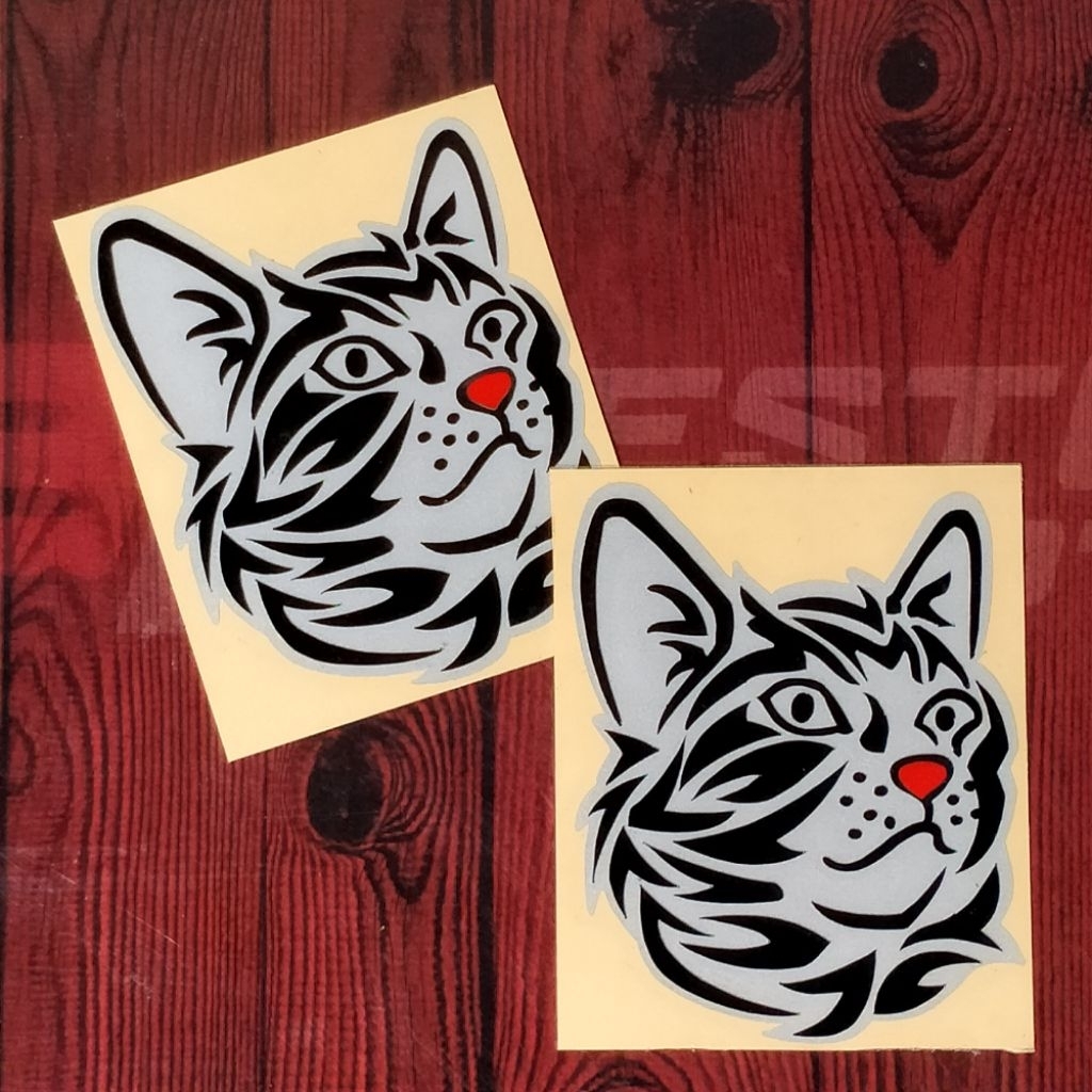Sticker Kepala Kucing