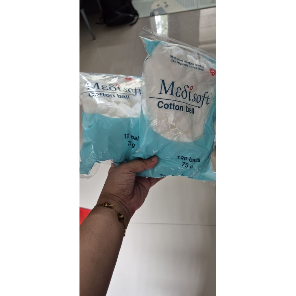 new medisoft cotton ball 2pcs