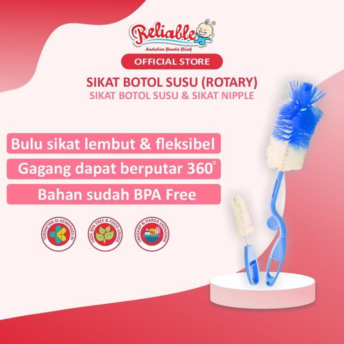 RELIABLE BOTTLE & NIPLE BRUSH 2PC RSB-7004