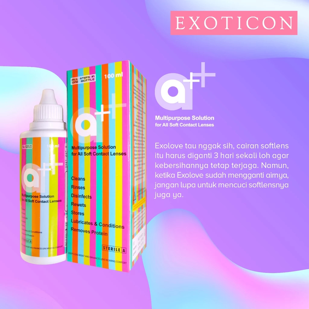 EXOTICON - A+ Multipurpose Solution 100Ml 100 ML