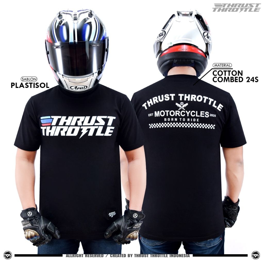 Tshirt Vintage Black Thrust Throttle