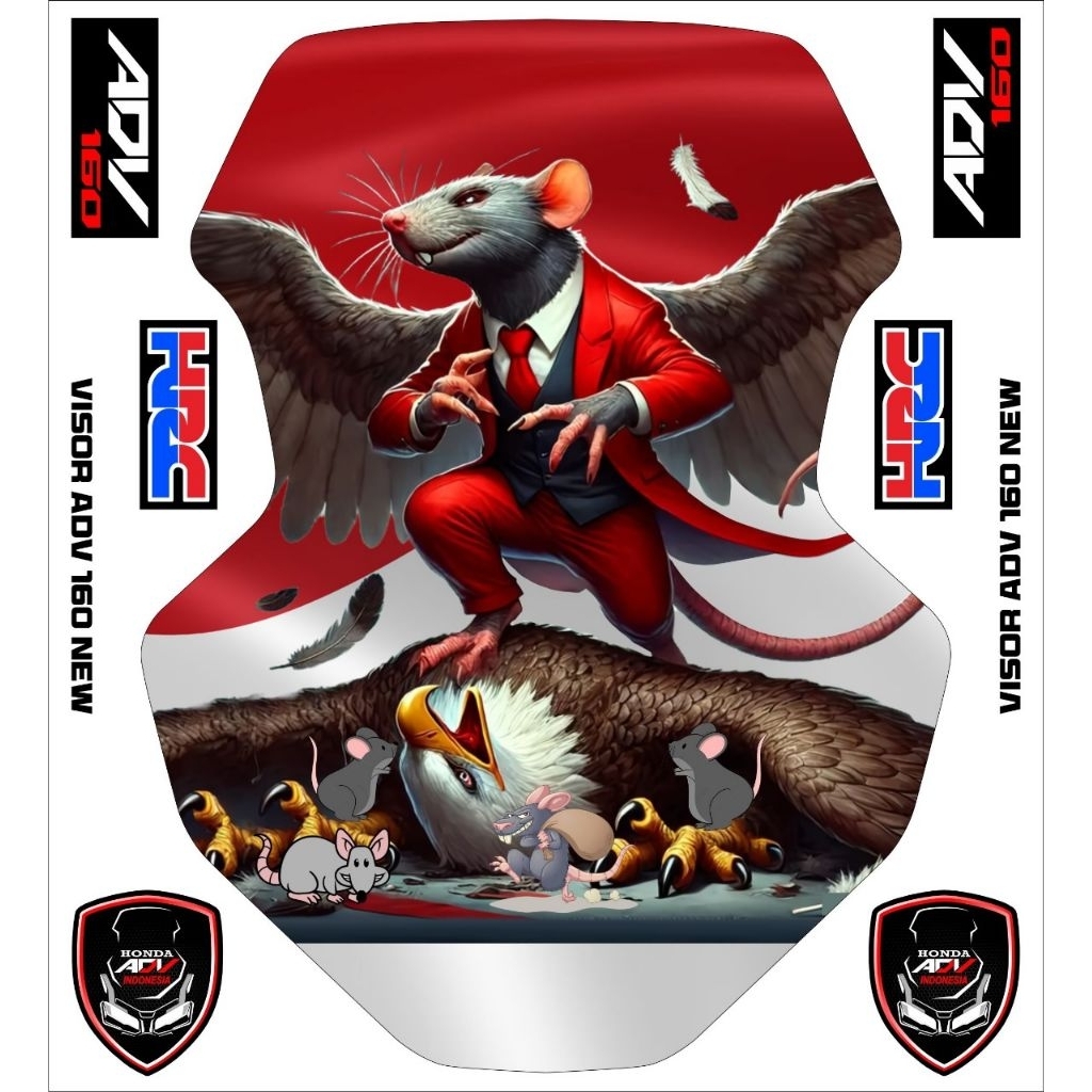 Visor Custom Adv 150 - 160