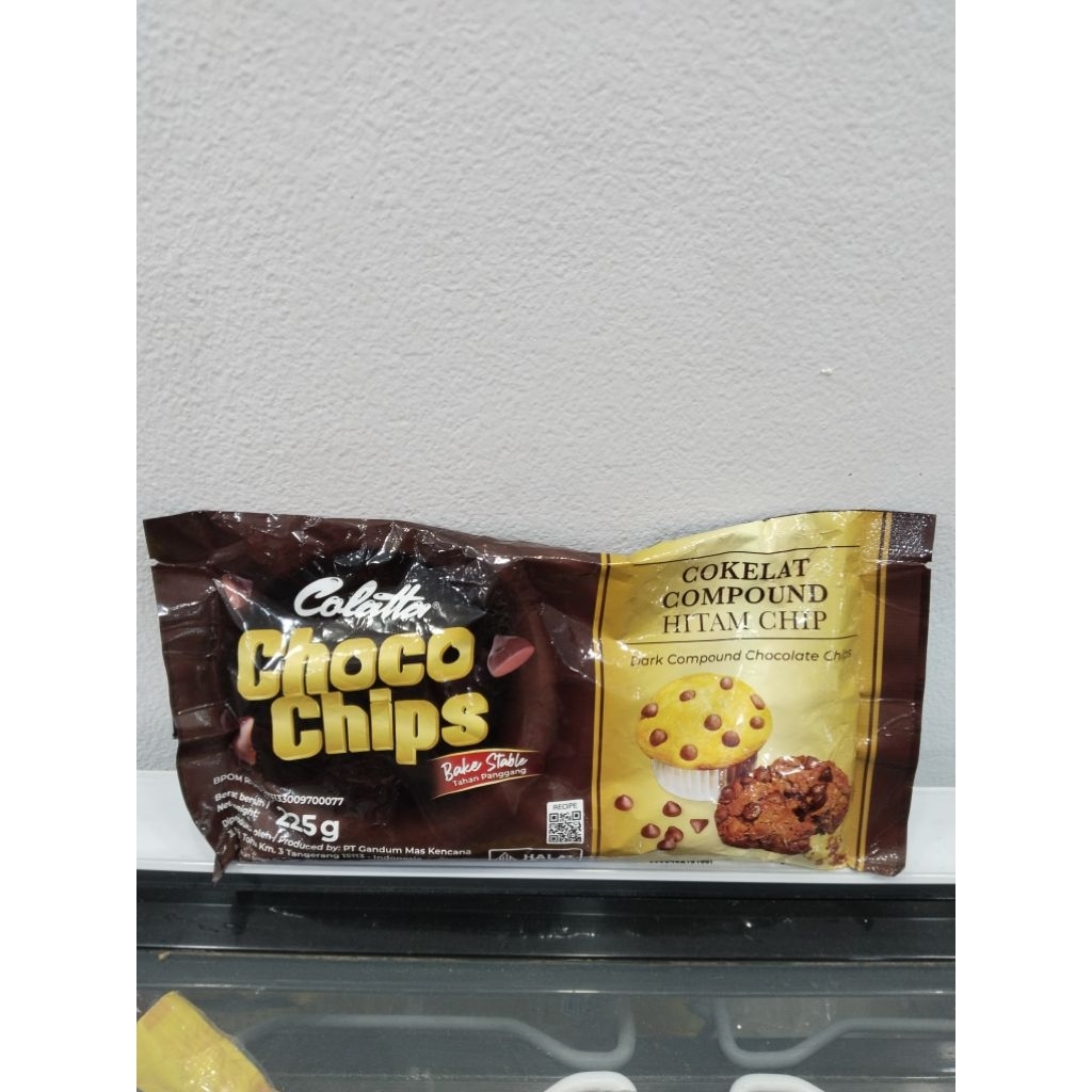 Colatta choco chips coklat compound 225gr