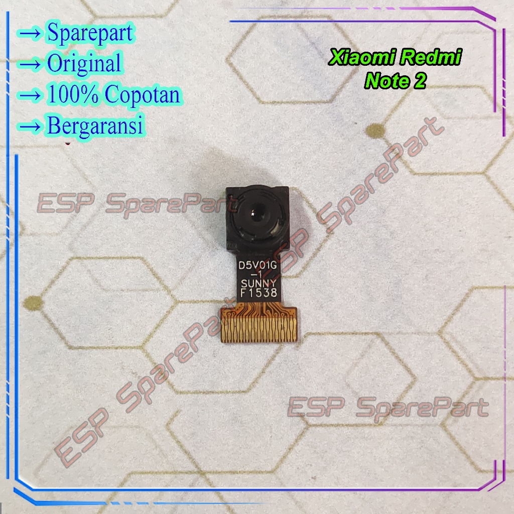 Kamera Xiaomi Redmi Note 2 Depan / Camera Small Copotan