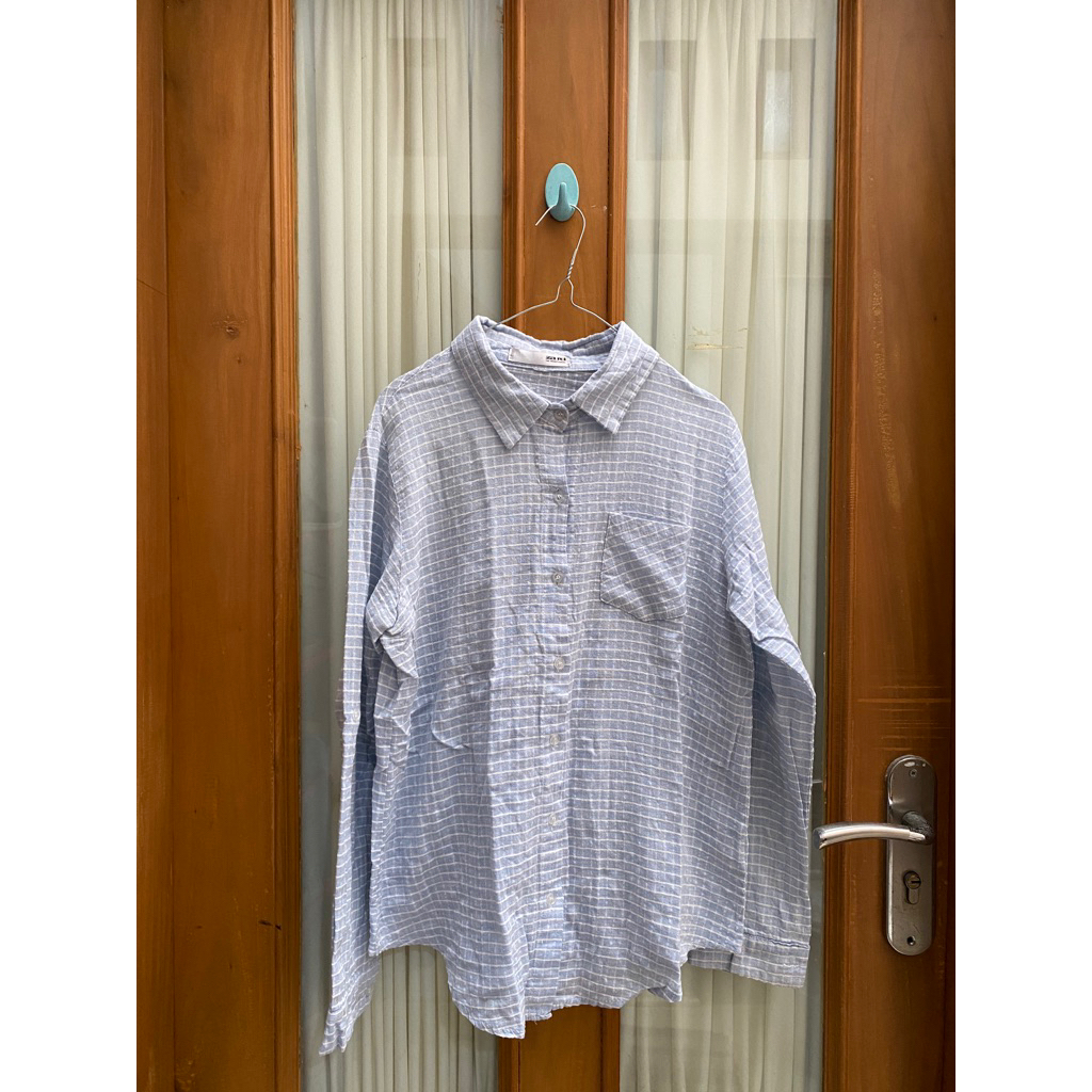 baju kotak”biru