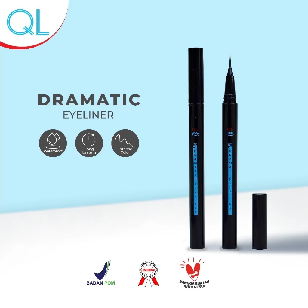 QL Cosmetic - Dramatic Eyeliner Waterproof 1 ML