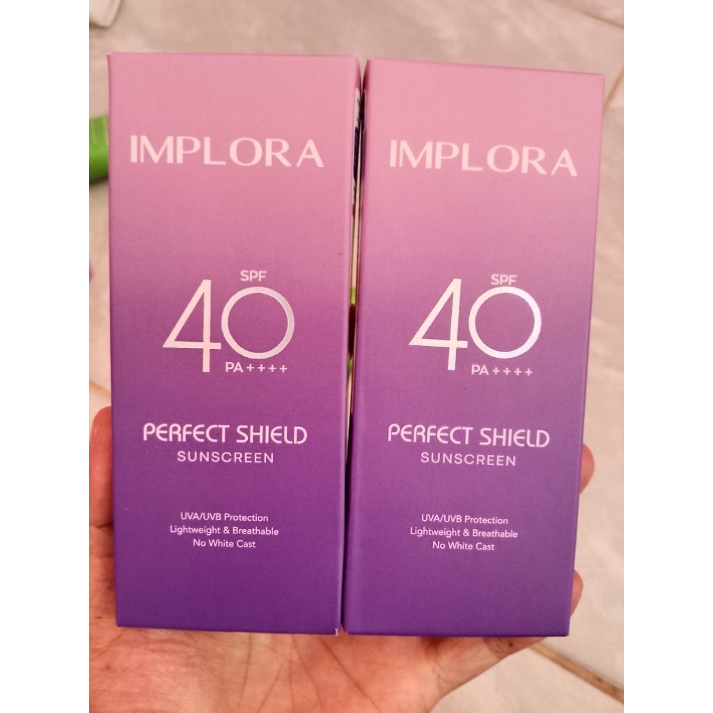 IMPLORA perfect shield SUNSCREEN SPF 40 PA++++