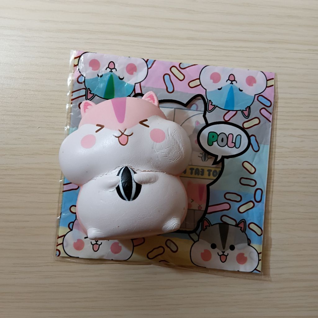 Preloved Squishy Popular Poli Mascot Hamster Licensed