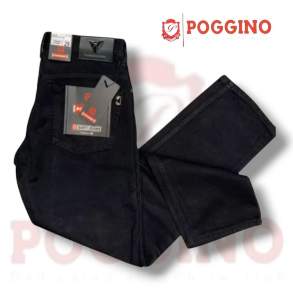 Celana Soft Jeans POGGINO ORIGINAL