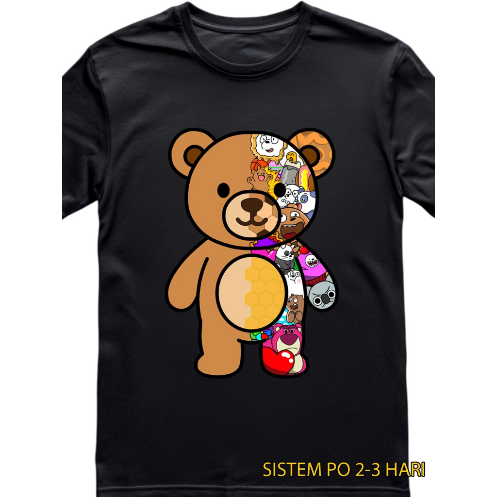 Kaos doodle "Teddy Bear"