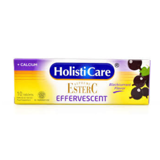 Holisticare Ester C Rasa Blackcurrant 10 Tablet