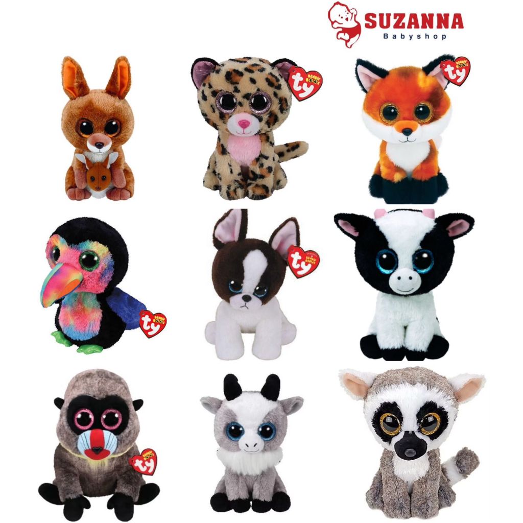 TY BEANIE BOOS-MAINAN BONEKA