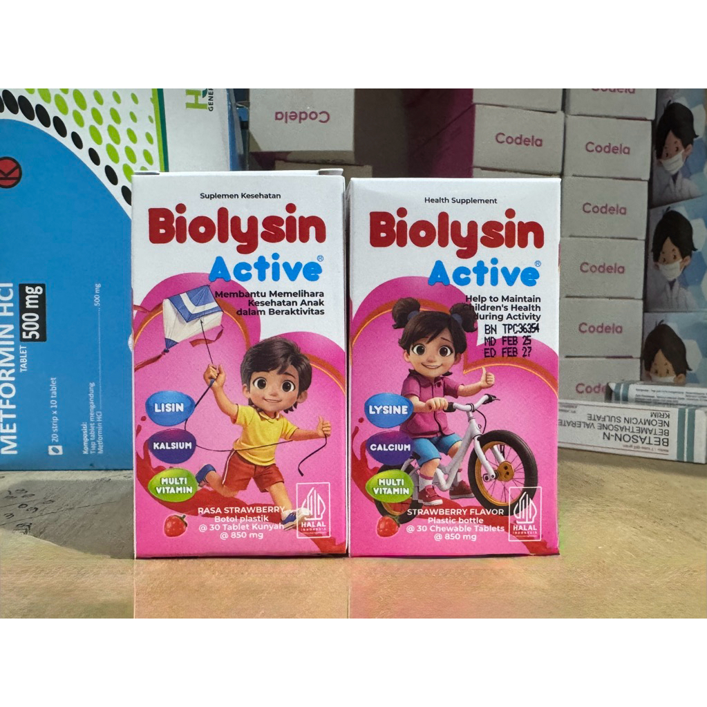 BIOLYSIN ACTIVE STRAWBERRY