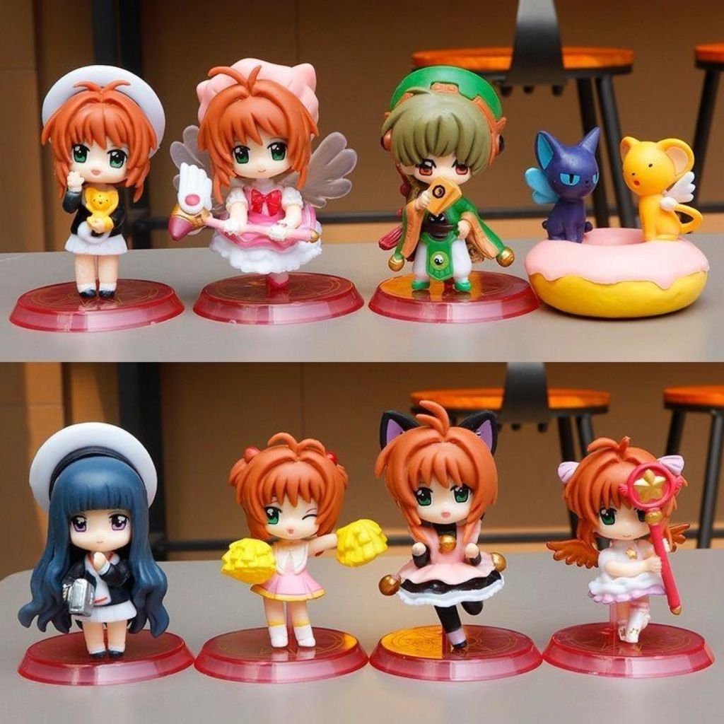 8pcs/set action figure cardcaptor sakura