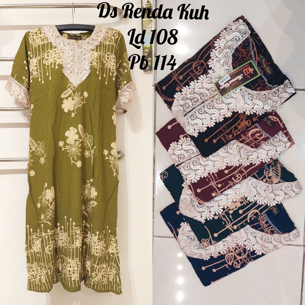 Ds Renda Kencana Ungu Lebel Hitam