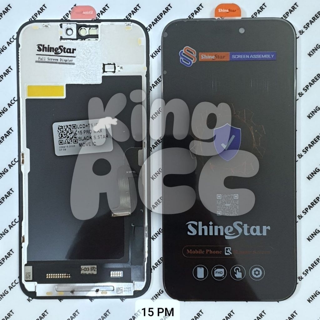 SHINESTAR LCD TOUCHSCREEN IP 15 PRO MAX FULLSET
