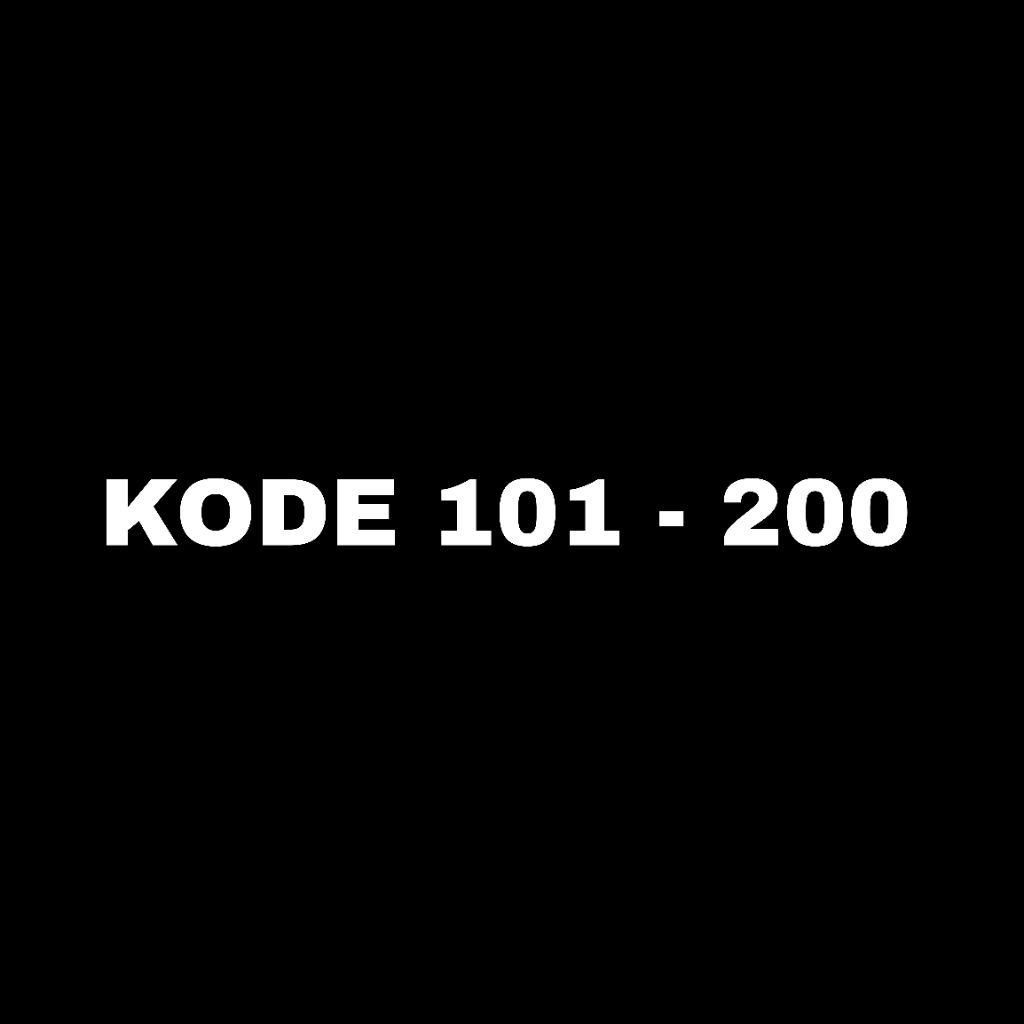 KODE 101 - 200