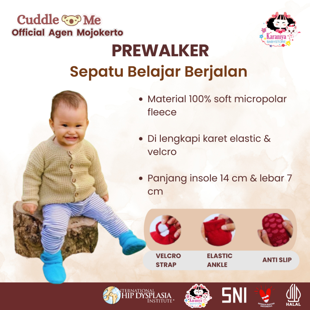 Sepatu Bayi Prewalker CuddleMe