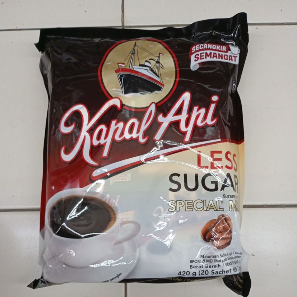 Kapal Api Less Sugar Special Mix