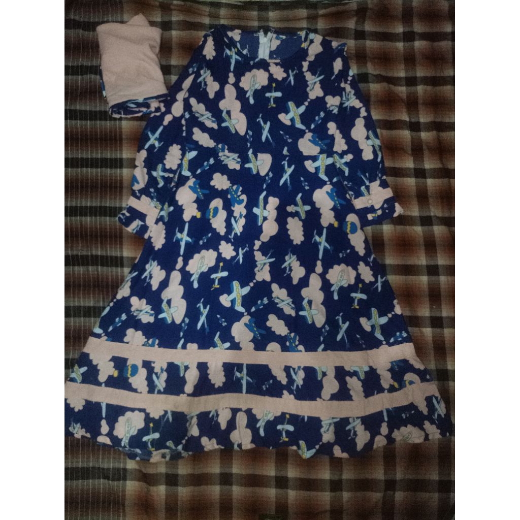 baju gamis + hijab