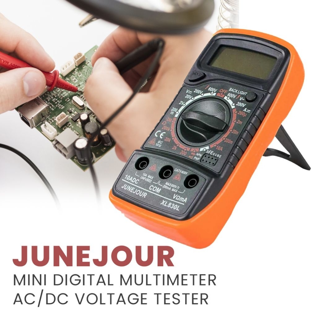 Mini Digital Multimeter Multitester Avometer AC/DC Voltage Tester 1999 Count