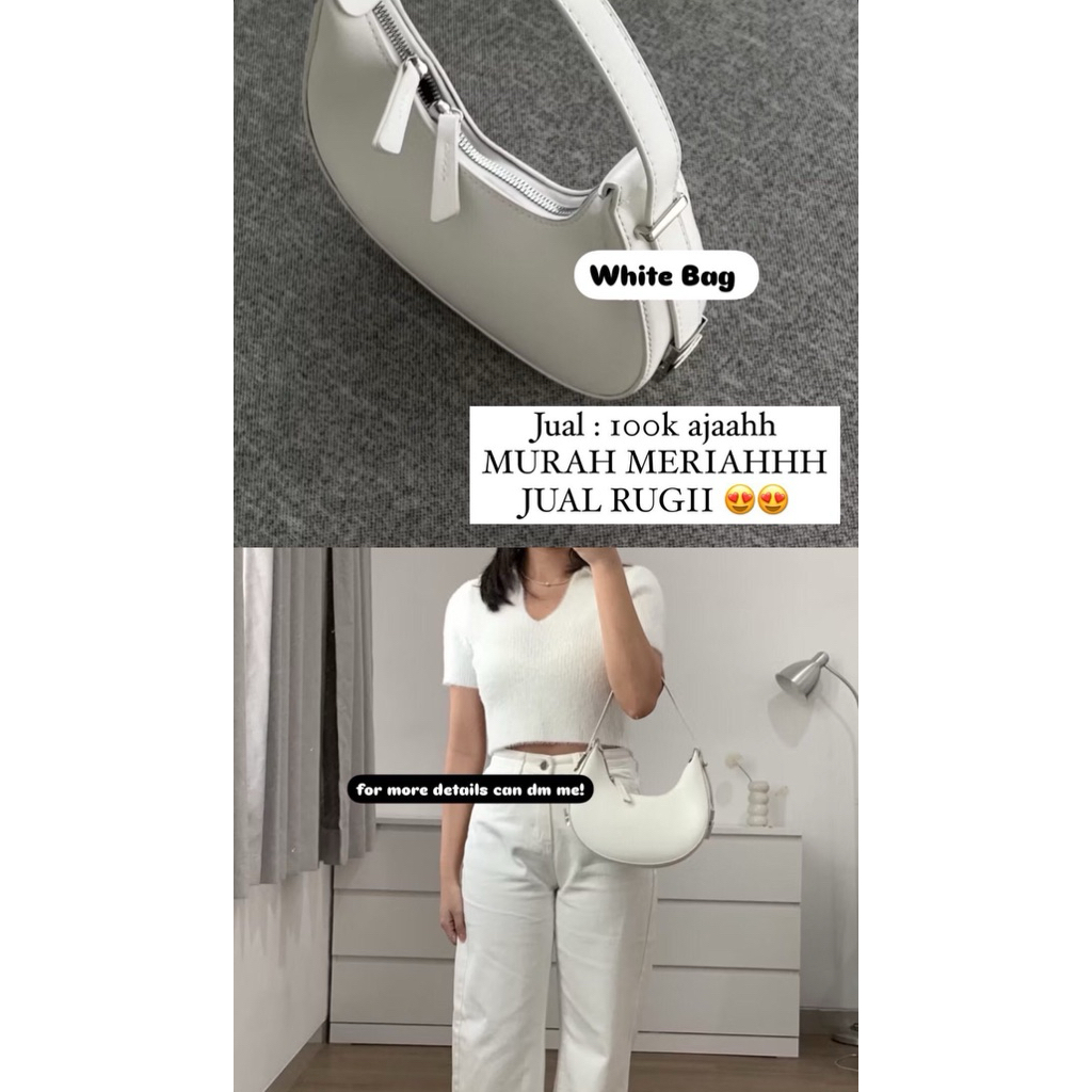 White bag / shoulder bag