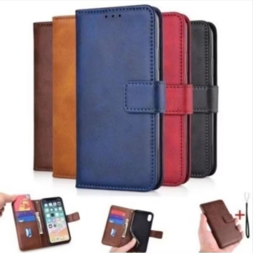CASING KULIT DOMPET LIPAT REDMI A5 / POCO C71