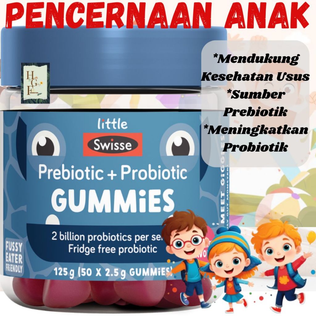 Swisse Prebiotic + Probiotic Gummies 50 Pack