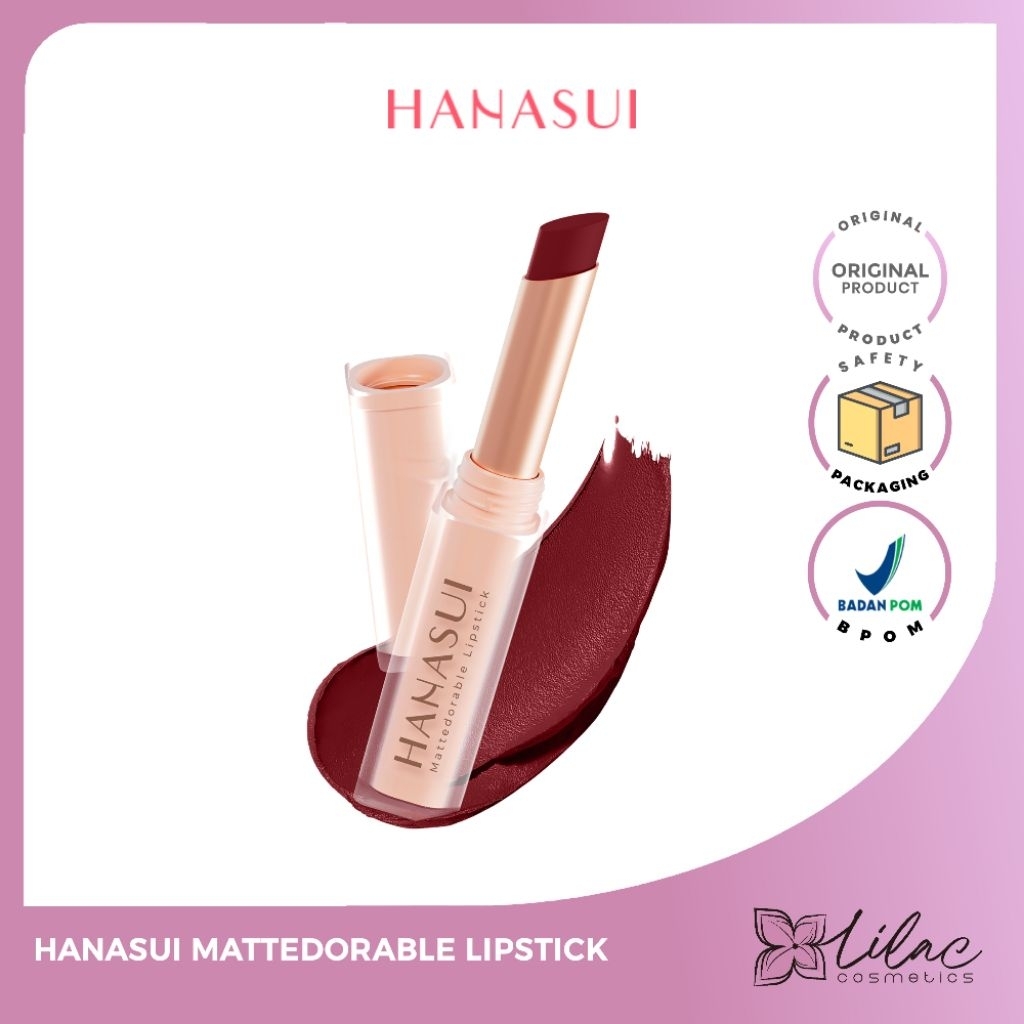 Hanasui Mattedrable Lipstick 2 Gr