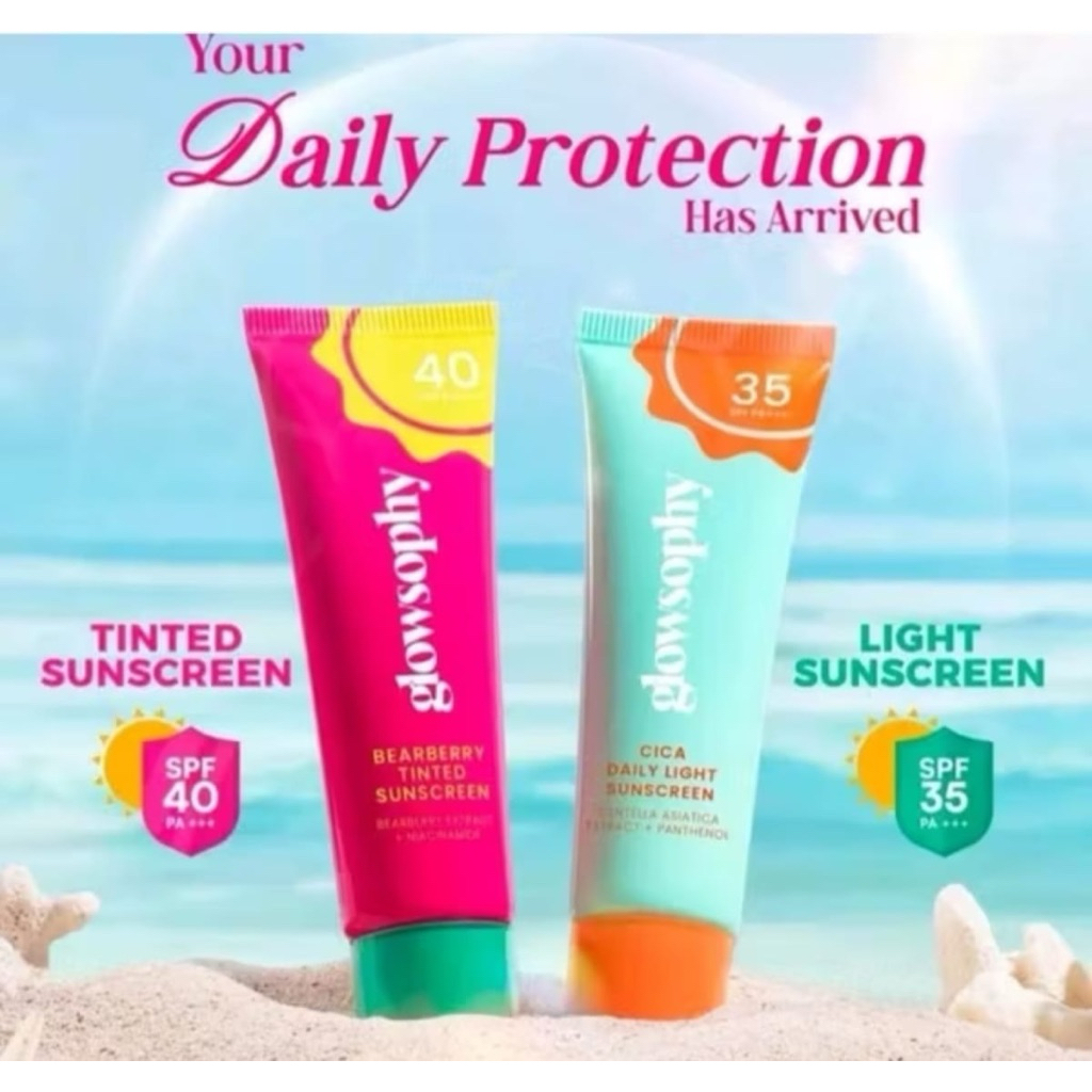 GLOWSOPHY SUNSCREEN SPF 35 | SPF 40 30ml