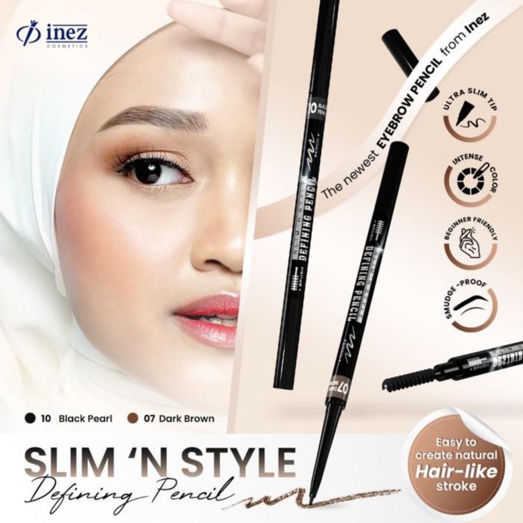 slim d'stlyle definicing pencil brown