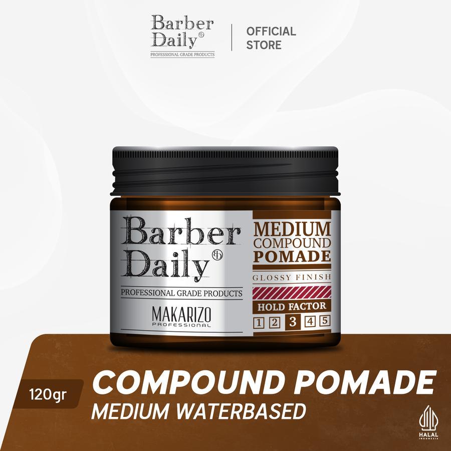 Barber Daily Medium Compound Pomade 120 gr / Pria