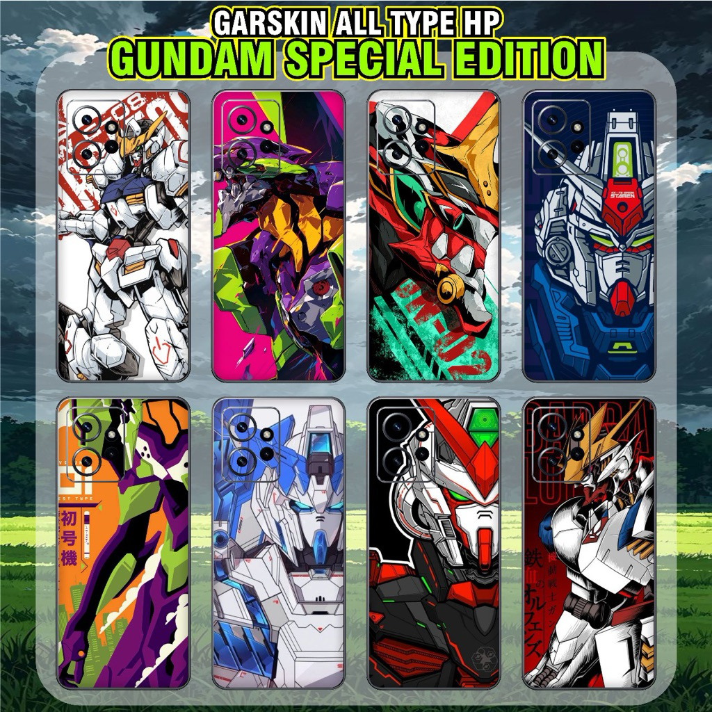 GARSKIN ALL TYPE HP GUNDAM EDITION BEBAS REQUEST