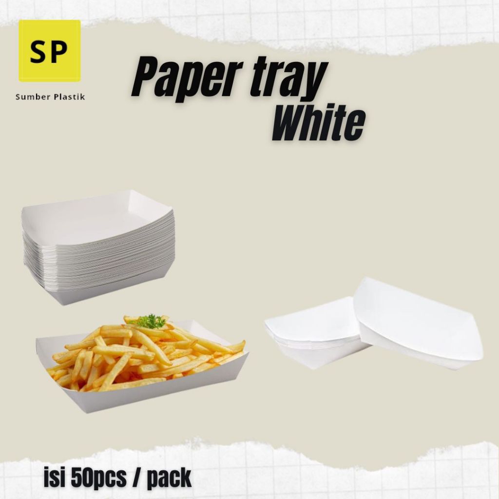 Paper Tray White All Size