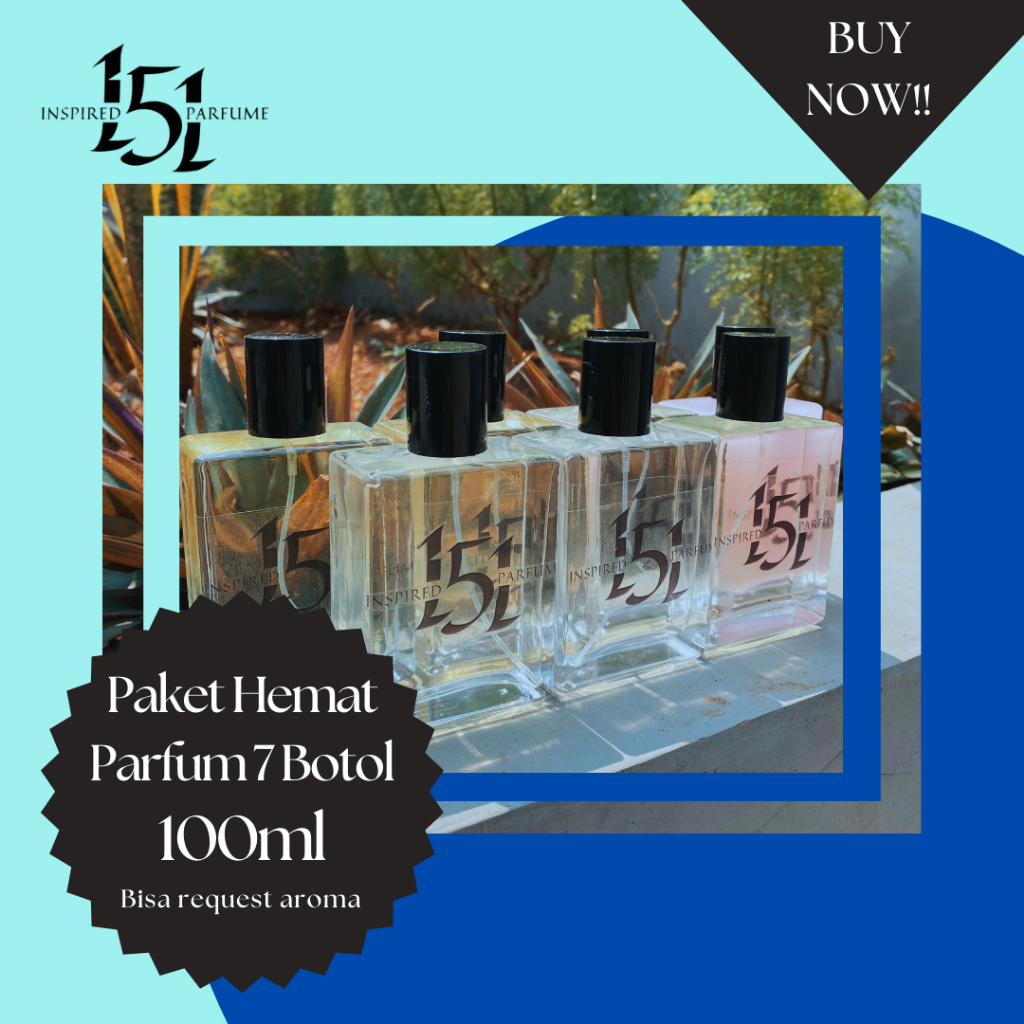 Paket Hemat 7 Botol 100ml Extrait (Bisa Request Aroma)
