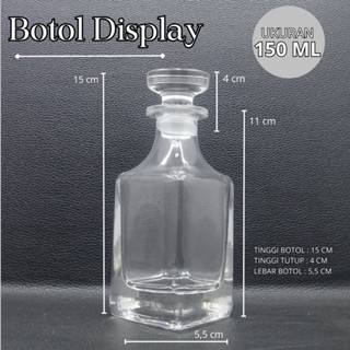 Botol display 150ml polos