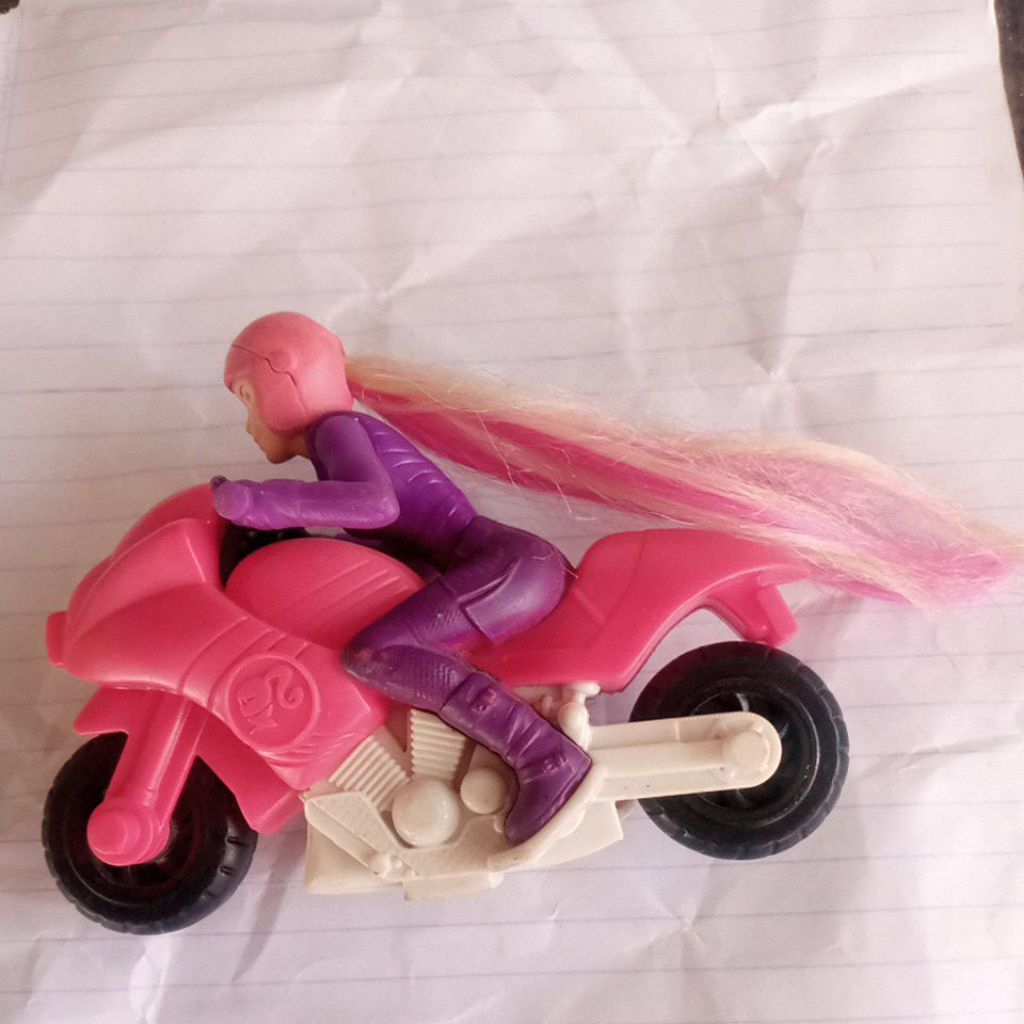 jual FIGURE BARBIE MOTOR PINK